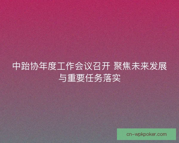 中跆协年度工作会议召开 聚焦未来发展与重要任务落实